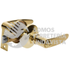 43659 CEMA-1R CERRADURA MANIJA P/RECAMARA LATON BRILLANTE CILINDRO LATON HERMEX