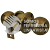 43468 CEPO-21B CERRADURA TIPO ESFERA PARA BAÑO LATON ANTIGUO HERMEX