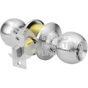 43462 CEPO-31B CERRADURA TIPO ESFERA PARA BAÑO CROMO MATE HERMEX