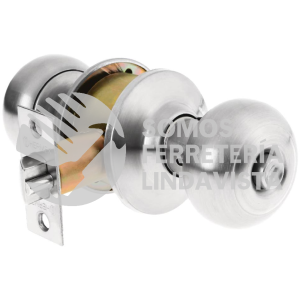 43452 CEPO-32R CERRADURA TIPO OVAL PARA RECAMARA CROMO MATE HERMEX