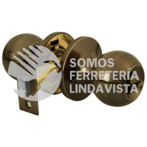 23662 BALT-LA-BP CERRADURA TIPO ESFERA TUBULAR BAÑO ANTIGUO HERMEX
