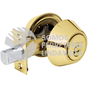 43592 CERO-12 CERROJO LLAVE-LLAVE LATON BRILLANTE LLAVE DE PUNTOS HERMEX