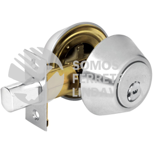 43602 CERO-32 CERROJO LLAVE-LLAVE CROMO MATE LLAVE DE PUNTOS HERMEX