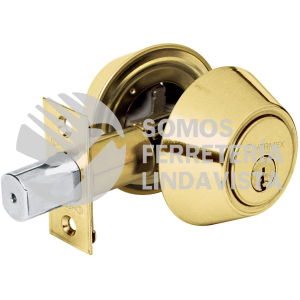 23610 CERO-12P CERROJO LLAVE-LLAVE LATON BRILLANTE LLAVE DE PUNTOS HERMEX