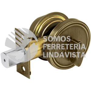 23615 CERO-21P CERROJO LLAVE-MARIPOSA LATON ANTIGUO LLAVE DE PUNTOSHERMEX