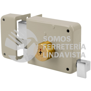 43586 CS-85IB CERRADURA SOBREPONER IZQ INSTALA-FACIL LLAVE TETRA BLISTER HERMEX