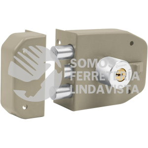 43484 CS-92 CERRADURA DE SOBREPONER 2 BARRAS INSTALA-FACIL LLAVE PUNTOS HERMEX
