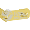 43735 POCL-250 PORTACANDADO DE ACERO LATONADO 2-1/2" HERMEX