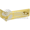 43750 POCL-600 PORTACANDADO DE ACERO LATONADO 6" HERMEX