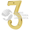 43681 NUCH-3 NUMERO DE LATON SOLIDO DE 4" NO.3 HERMEX