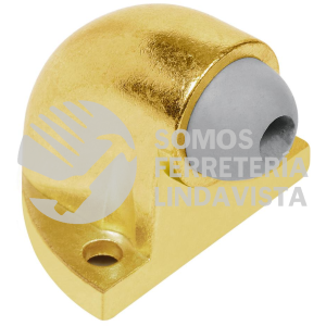 43771 TOCO-1 TOPE PARA PUERTA TIPO CODO ACABADO LATON HERMEX