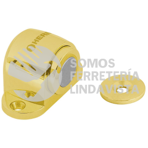 43781 TOMA-1 TOPE PARA PUERTA MAGNETICO ACABADO LATON HERMEX