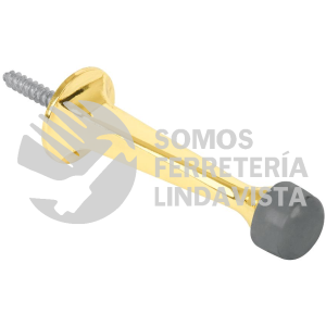 43786 TORE-1 TOPE PARA PUERTA RECTO ACABADO LATON HERMEX