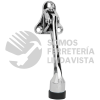 43642 FIPU-3 FIJA PUERTA METALICO ACABADO CROMO HERMEX