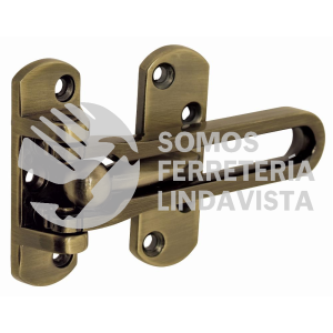 43702 PAAB-2 PASADOR ABATIBLE PARA PUERTA ACABADO LATON ANTIGUO HERMEX
