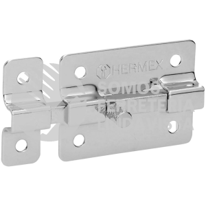 43713 PAC-35 PASADOR DE BARRA PLANA 2" ACABADO CROMO HERMEX