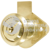 23505 CM-21L-P CERRADURA PARA MUEBLE MODELO 21 LATON HERMEX