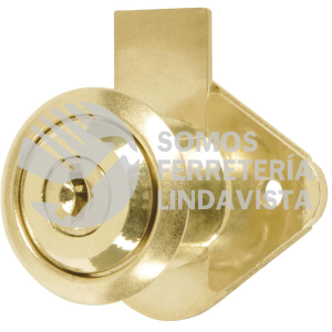 23505 CM-21L-P CERRADURA PARA MUEBLE MODELO 21 LATON HERMEX