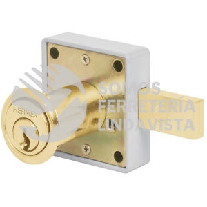 43567 CM-25L CERRADURA PARA MUEBLE MODELO 25 LATON HERMEX