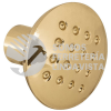 43806 PER-012 PERILLA ESTILO "CONTEMPO" ACABADO LATON BRILLANTE HERMEX