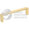 43906 JAL-0921 JALADERA DE 96MM ESTILO "ANDAMIO" ACABADO LATON BRILLANTE HERMEX