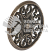 43817 PER-053 PERILLA ESTILO "COLONIAL" ACABADO LATON ANTIGUO HERMEX
