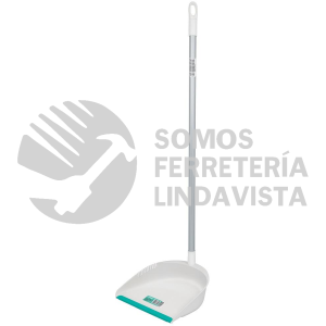 57024 RECO-11B RECOGEDOR PLASTICO CON BASTON DE MADERA KLINTEK