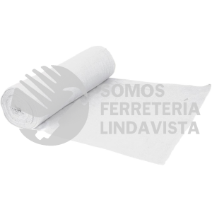 57004 FRA-50B ROLLO DE 50 M DE FRANELA BLANCA DE ALGODON KLINTEK