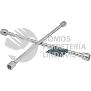 15480 LLCR-18 LLAVE DE CRUZ 18" PULIDA Y CROMADA TRUPER