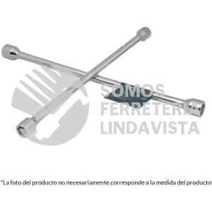 15481 LLCR-20 LLAVE DE CRUZ 20" PULIDA Y CROMADA TRUPER