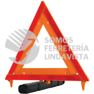 10942 TRISE-435 TRIANGULO DE SEGURIDAD DE 44 CM DE ALTO CON ESTUCHE PLASTICO TRUPER