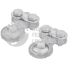 23040 TEBA-1 BLISTER 2 TERMINALES PLOMO POSTE LATERAL P/BATERIA PRETUL