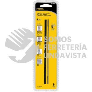 20010 REP-ACA-6 BLISTER CON 8 SEGUETAS DE REPUESTO PARA ACA-6 PRETUL