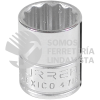 4718T DADO CUADRO DE 1/4", 12 PUNTAS, EN PULGADAS, 9/16" URREA