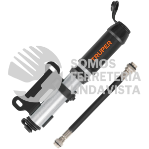 11997 BOM-MI-X MINI BOMBA MANUAL PARA BICICLETA ABATIBLE 75 PSI TRUPER