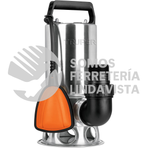 12607 BOS-1SM BOMBA SUMERGIBLE METALICA PARA AGUA SUCIA 1 HP TRUPER