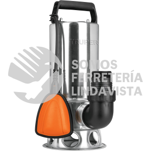 12608 BOS-1-1/2SM BOMBA SUMERGIBLE METALICA PARA AGUA SUCIA 1-1/2 HP TRUPER