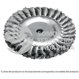 11599 CATR-6G CARDA TRENZADO GRUESO 6" X 5/8" PARA ESMERIL TRUPER