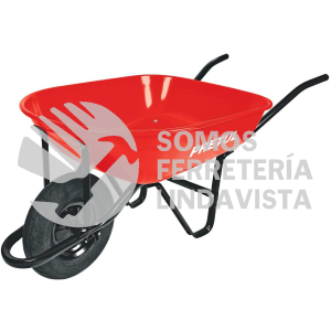 20540 CAP-5NDR CARRETILLA 5 5 FT3 LLANTA NEUMATICA 16" X 4" PRETUL