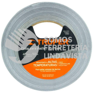 12588 CDU-50X CINTA PARA DUCTO 50M X 48MM ESPESOR 0.19MM TRUPER