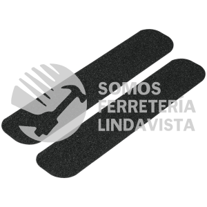 12530 CIA-02N TARJETA 6 TIRAS 23CM ANTIDERRAPANTES NEGRAS 50MM C/ABRASIVO TRUPER