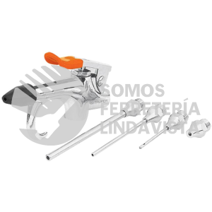 19077 JAN-5 JUEGO DE PISTOLA Y 5 BOQUILLAS PARA COMPRESOR DE AIRE TRUPER