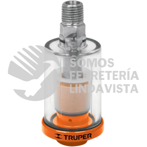 19027 FISE FILTRO SEPARADOR DE AGUA Y ACEITE CUERDA 1/4 NPT TRUPER