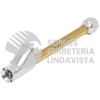 19089 VAL-INF-1/4 INFLADOR DE CABEZA DOBLE CUERDA 1/4 NPT TRUPER