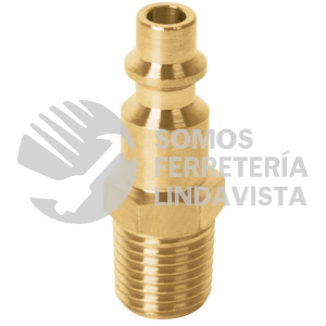 19083 CORAL-MA-1/4 CONECTOR RAPIDO TIPO M NIQUELADO CUERDA 1/4 NPT MACHO TRUPER