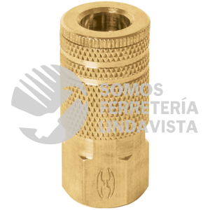 19084 COPLE-HEM-1/4 COPLE DE LATON CUERDA 1/4 NPT HEMBRA TRUPER