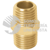19024 NIPLE NIPLE DE LATON TIPO FF CUERDA 1/4 NPT TRUPER