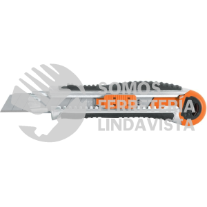16976 CUT-6XX CUTTER 18 MM TRABAJO PESADO C/ALMA METALICA Y GRIP TRUPER
