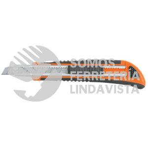 16971 CUT-5X CUTTER 9 MM PROFESIONAL CON ALMA METALICA Y GRIP TRUPER