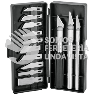 22409 EXA-13P JUEGO DE EXACTOS CON 13 PIEZAS EN ESTUCHE PRETUL